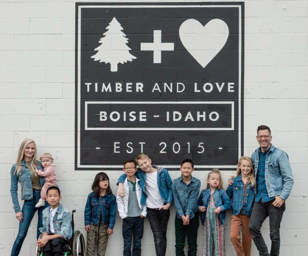 Luke Caldwell's Family - HGTV Boise Boys - Timber and Love (1)